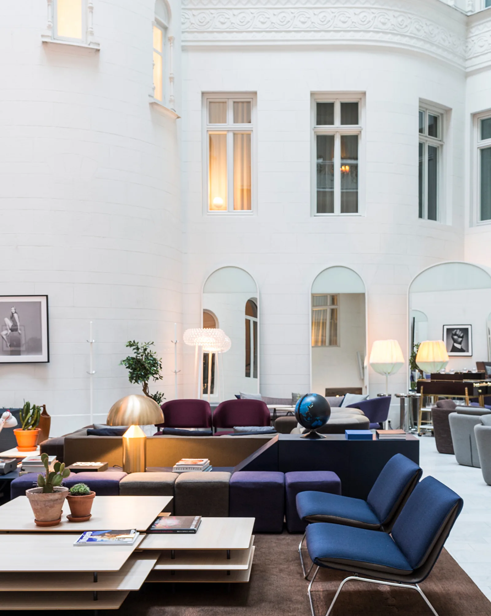 Atriumlounge på Nobis Hotel Stockholm