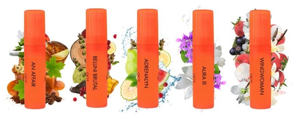 QOT Discovery Prøvesæt med fem orange parfumeprøver