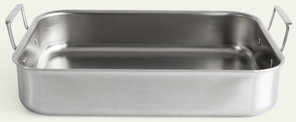 GastroTools bradepande uden rist i 5-ply rustfrit stål