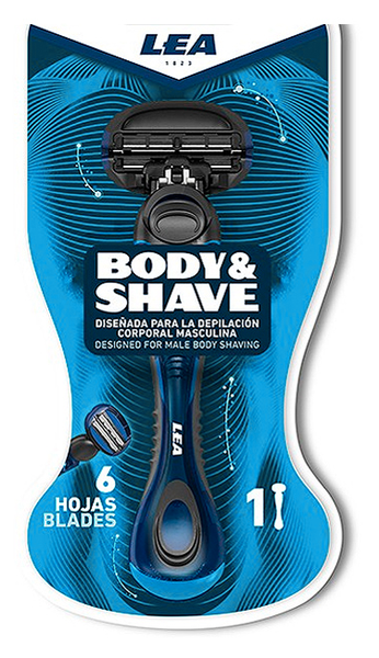 LEA Body & Shave kropsskraber med seks blade