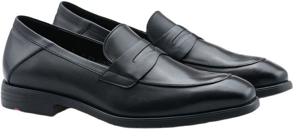 Sorte Lloyd EEZY 240 læderloafers