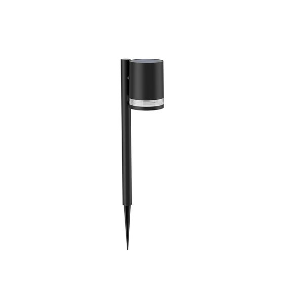 Philips Fyce sort solcellelampe med jordspyd