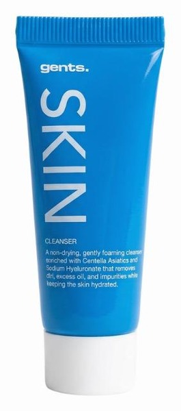 Gents Skin Cleanser Travel Size som lille ansigtsrens til rejsen