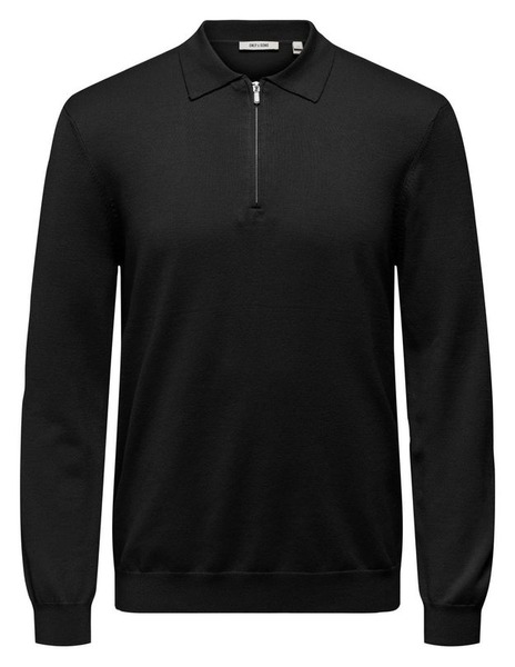 Sort halfziptrøje fra Only & Sons