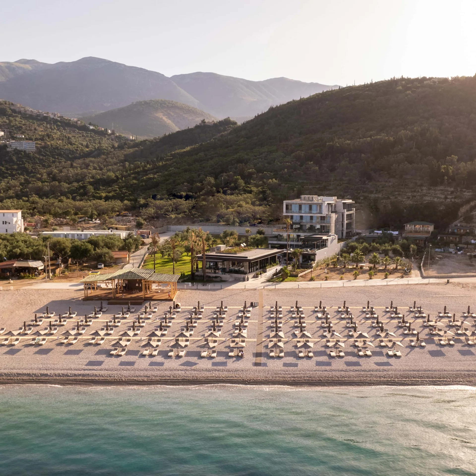 Prado Luxury Hotel ved stranden i Himarë