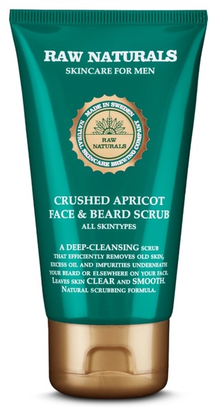 Raw Naturals Crushed Apricot Face and Beard Scrub 75 ml