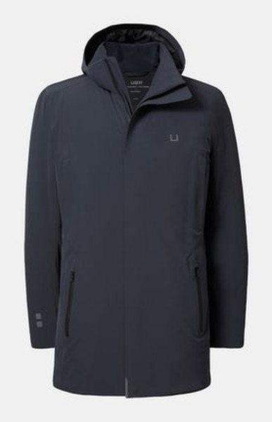 UBR Regulator Parka sort teknisk frakke til mænd