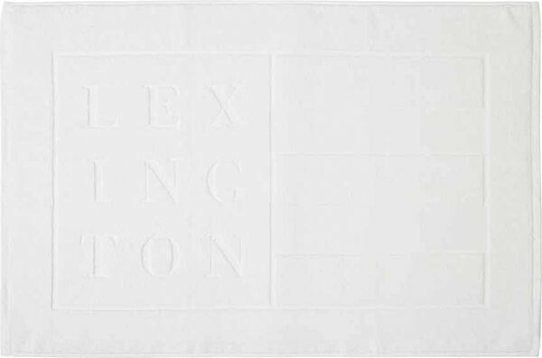 Lexington Hotel Bathrug i hvid bomuldsfrotté med præget logo