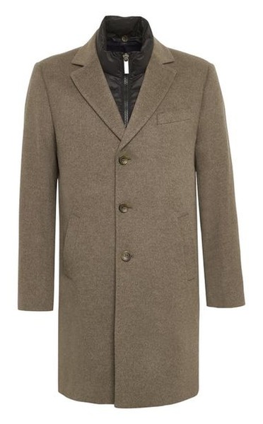 SAND Cashmere Coat Sultan Tech brun frakke til mænd