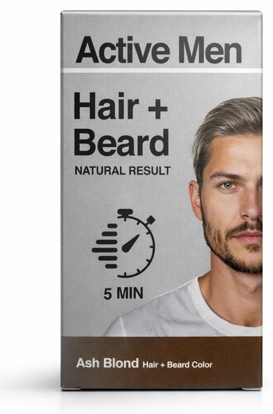 Active Men Skægfarve og hårfarve Askeblond