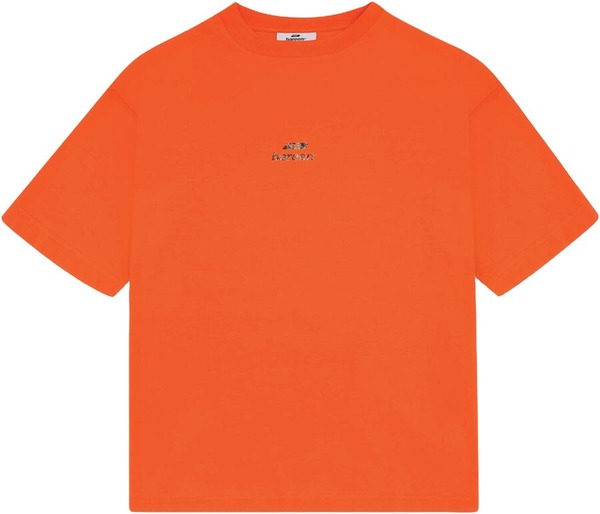 Bareen AW26 Logo Box Fit t-shirt i klar orange