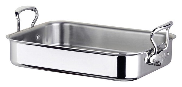 Mauviel Cook Style bradepande 35 x 25 x 7 cm i stål