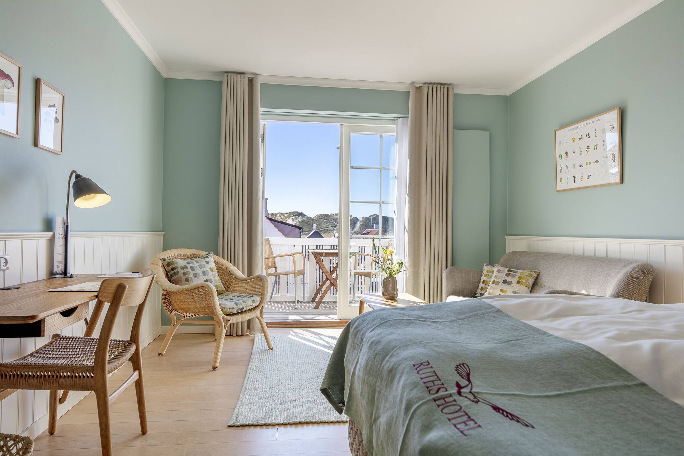 Værelse på Ruths Hotel i Gl. Skagen