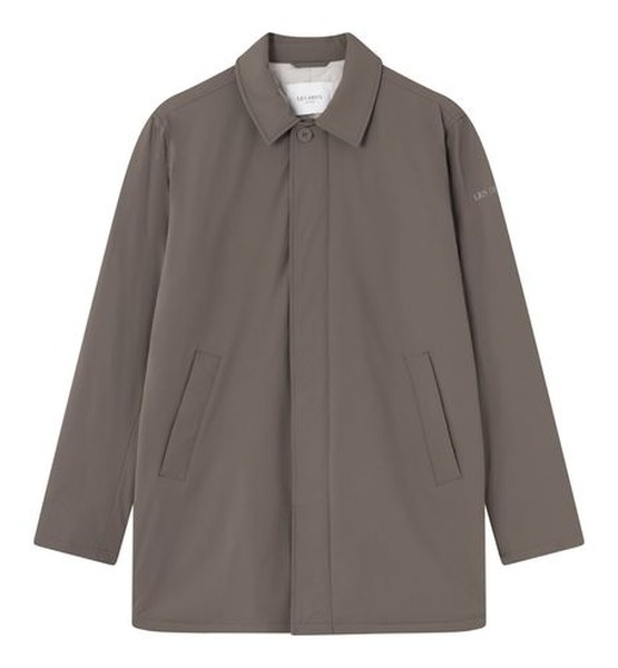 Les Deux Malcolm Padded Coat 2.0 grå teknisk frakke til mænd
