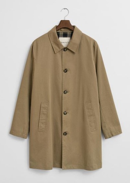 GANT Cotton Car Coat lys taupe frakke til mænd