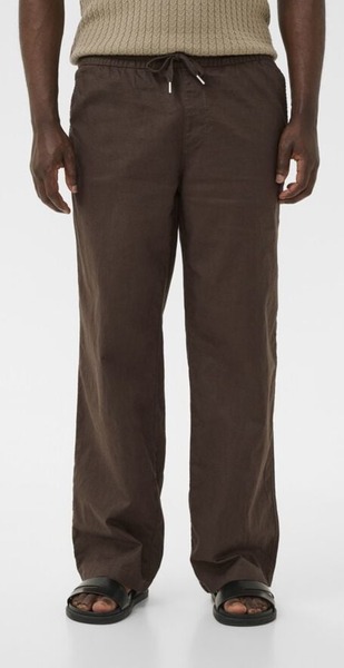 Matinique Mabarton Wide Pants chokoladebrune bukser til mænd