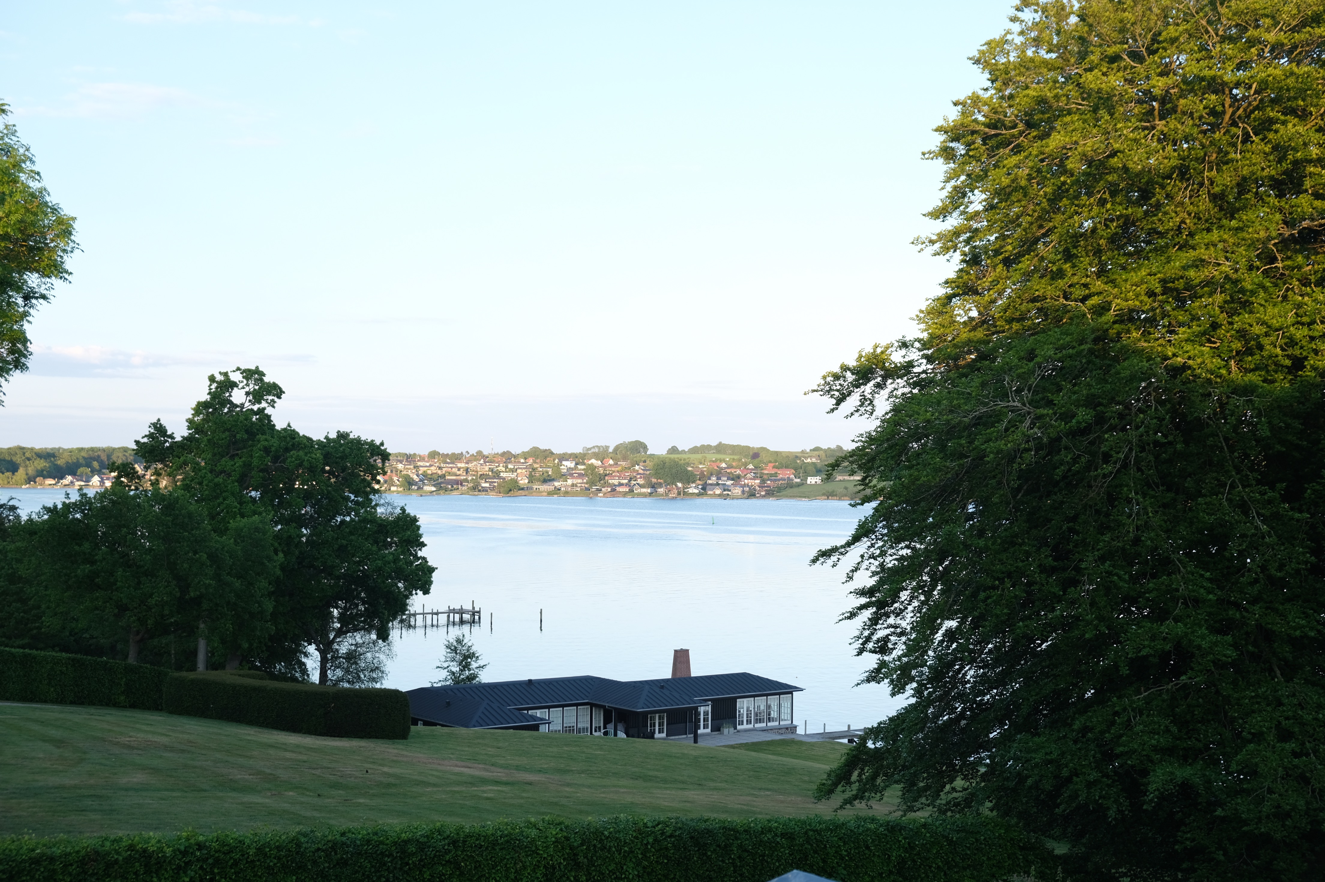 Udsigt over Svendborgsund fra Stella Maris Hotel de Luxe