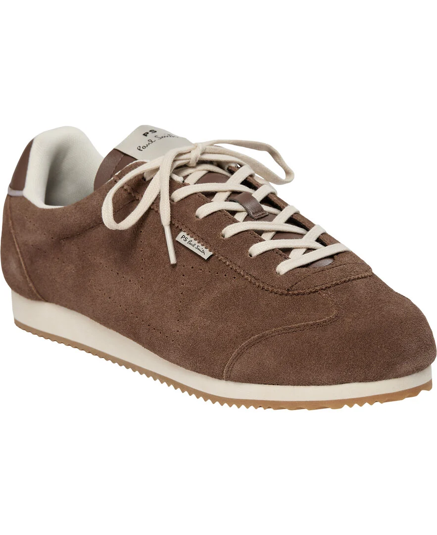 Brune PS Paul Smith Atlanta ruskindssneakers med cremefarvet sål