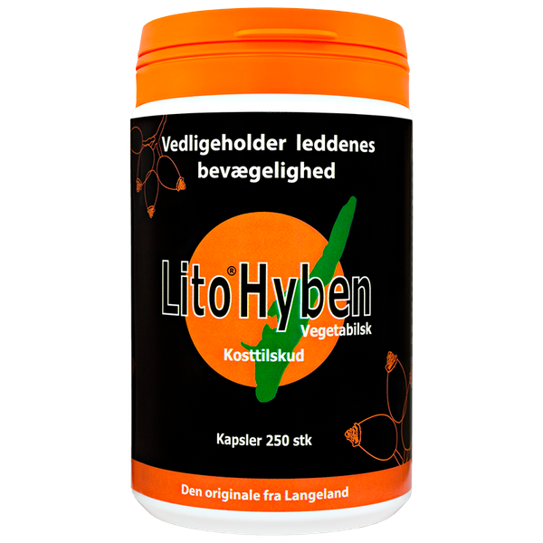 Lito Hyben Pulver veganske kapsler 250 kapsler