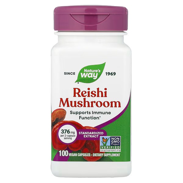 Nature's Way Reishi Mushroom, 100 kapsler