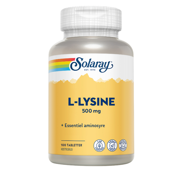 Solaray L-Lysine 100 tabletter