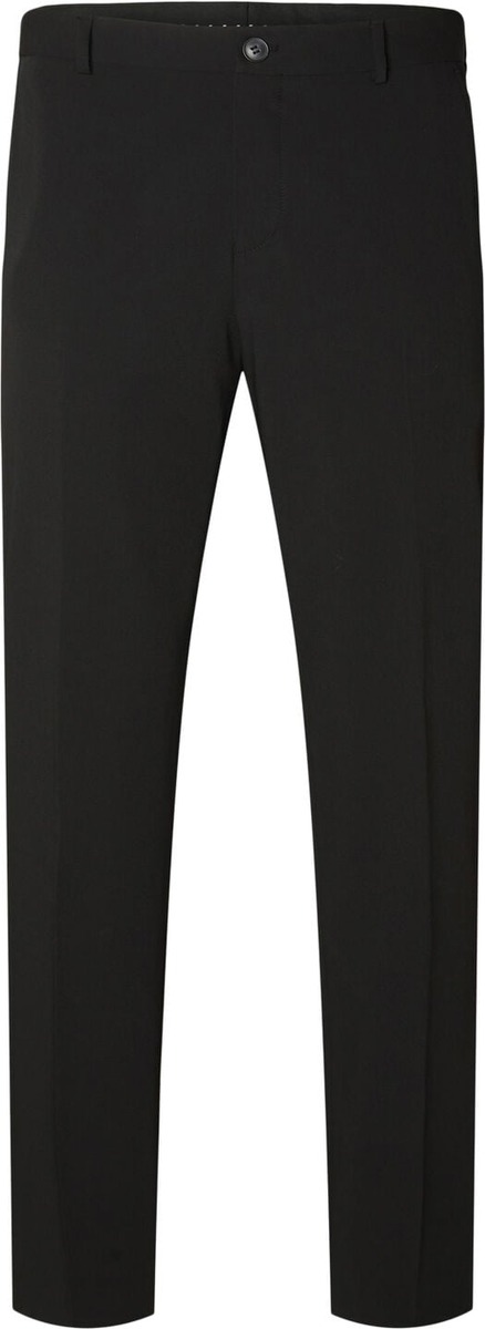 Sorte Selected Liam habitbukser i slim fit
