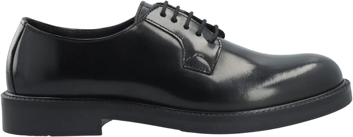 Sort BIANEWPORT Derby Polido fra Bianco