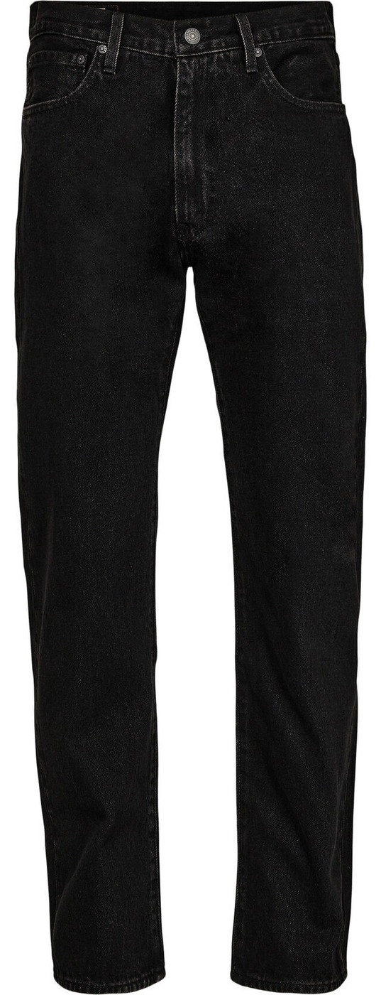Sorte Levi's 555 relaxed straight jeans til mænd