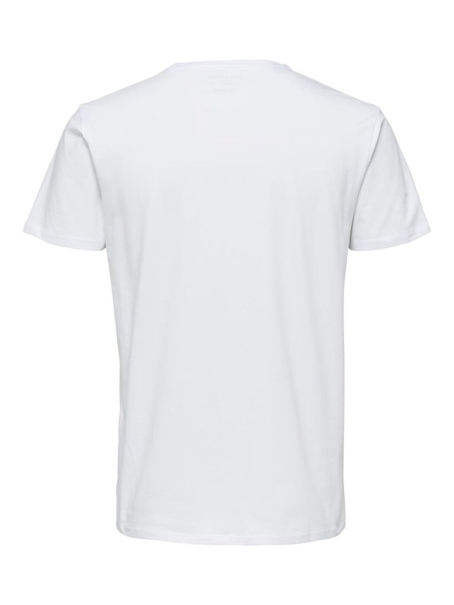 Selected Pima T-shirt i hvid