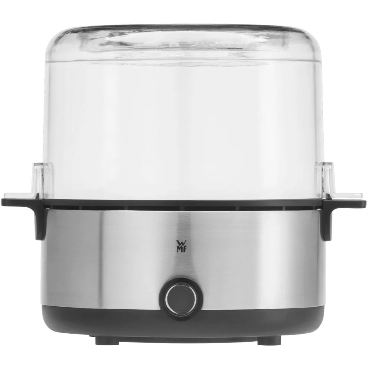 WMF KitchenMinis popcornmaskine i rustfrit stål med transparent låg