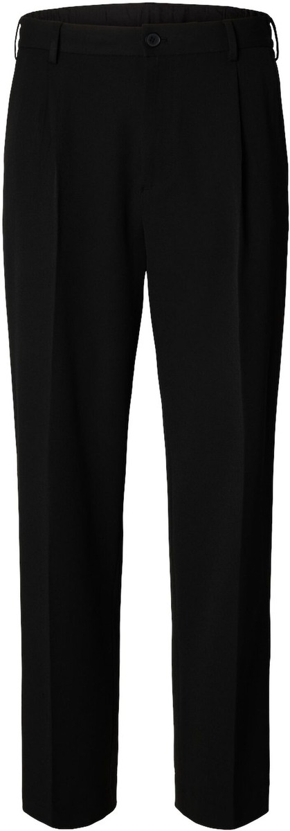 Selected Homme FINN Flex sorte loose fit habitbukser