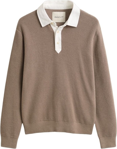 Taupe GANT Cotton Merino Rugger