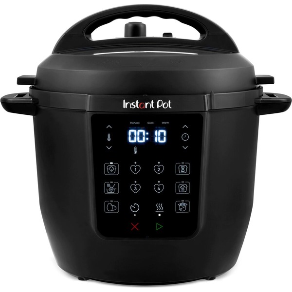 Instant Pot Multicooker 5,7 liter i sort med tryklåg og digitalt panel