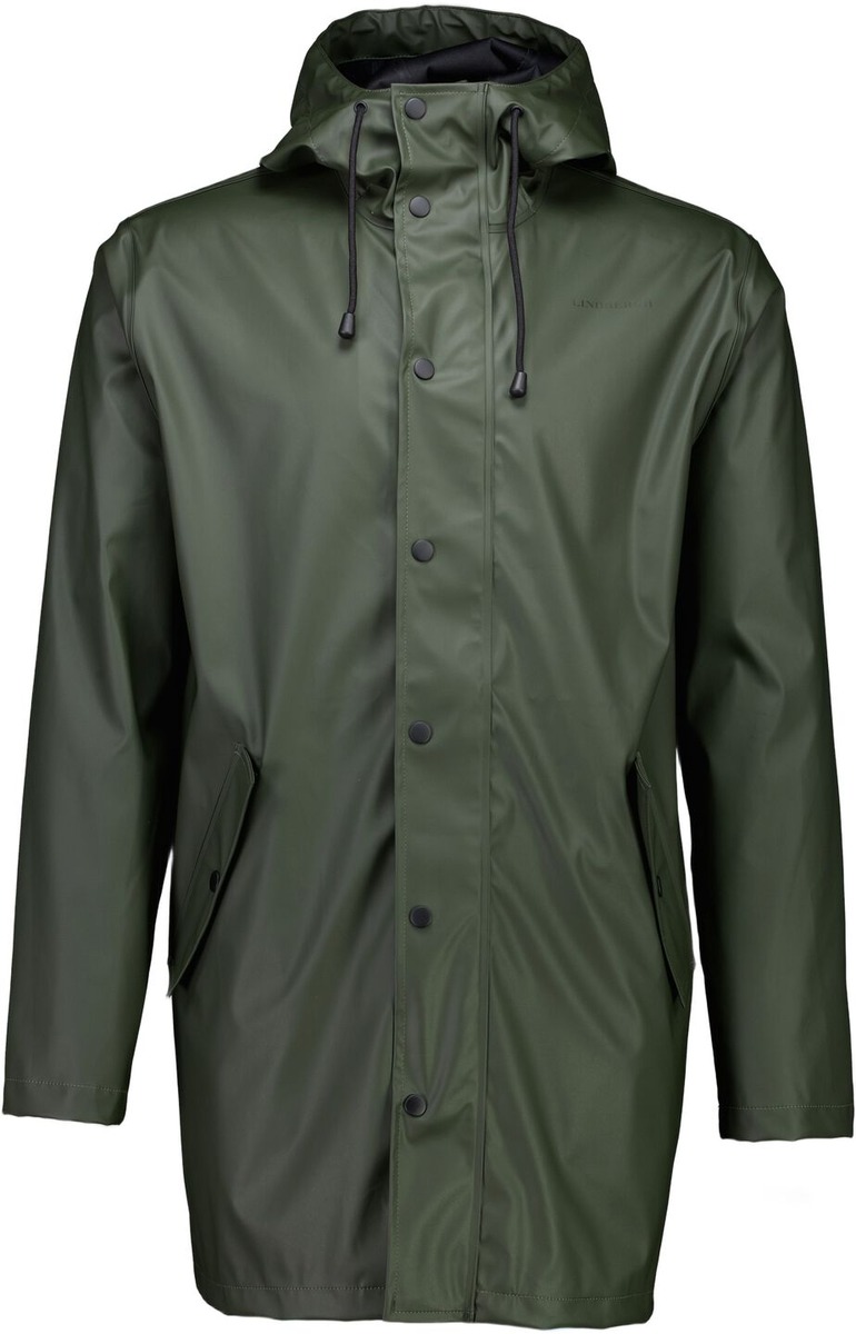 Lindbergh Raincoat i mørkegrøn