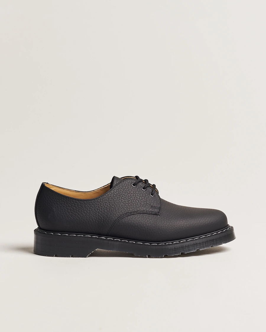 Sort 3 Eye Gibson Shoe i grain-læder fra Solovair