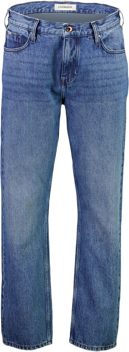 Blå Lindbergh loose fit jeans til mænd