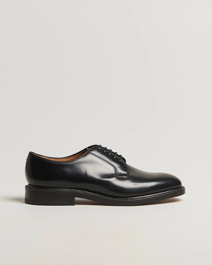 Sort 771 Leather Derby fra Loake 1880