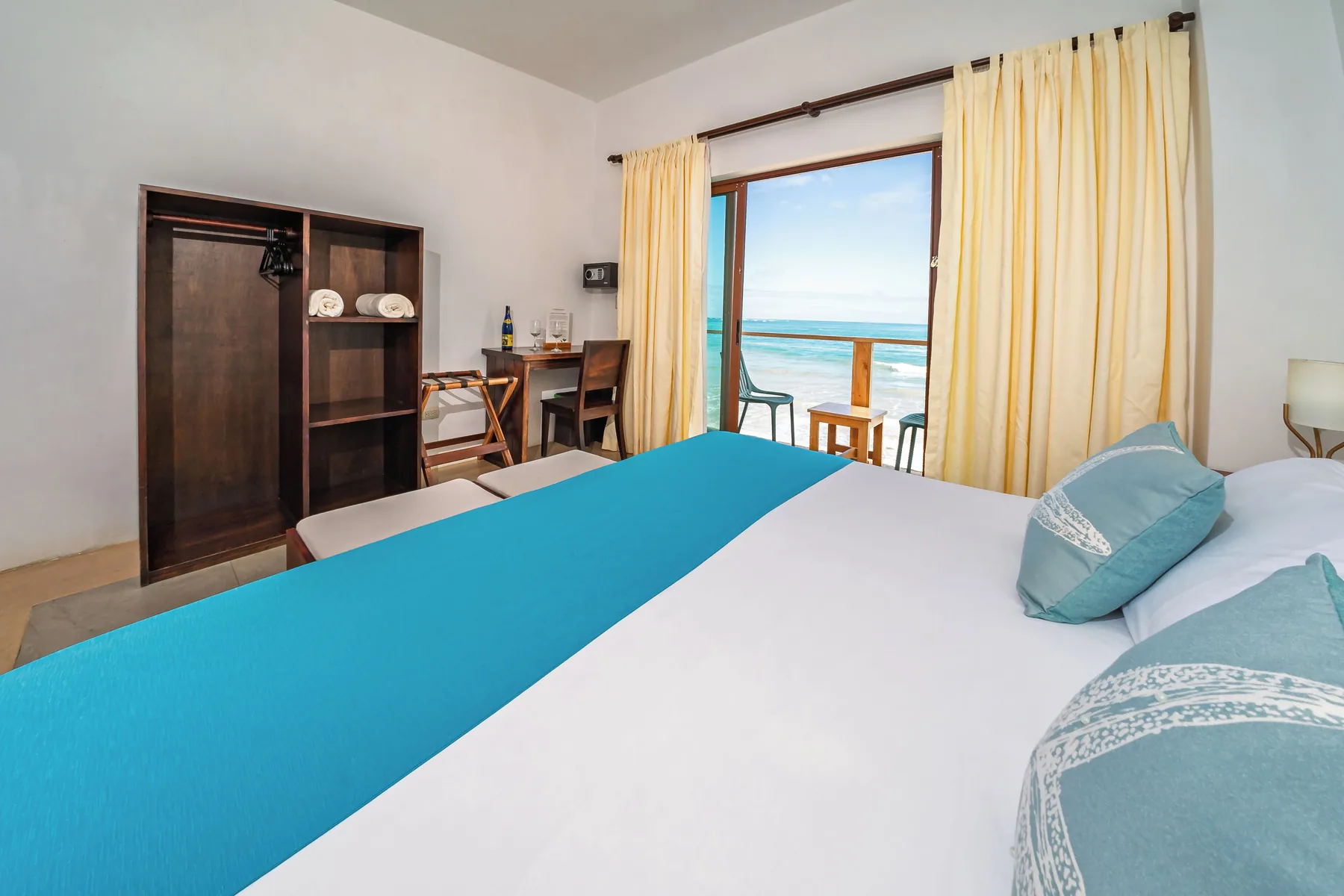 Værelse med havudsigt på Cormorant Beach House i Puerto Villamil