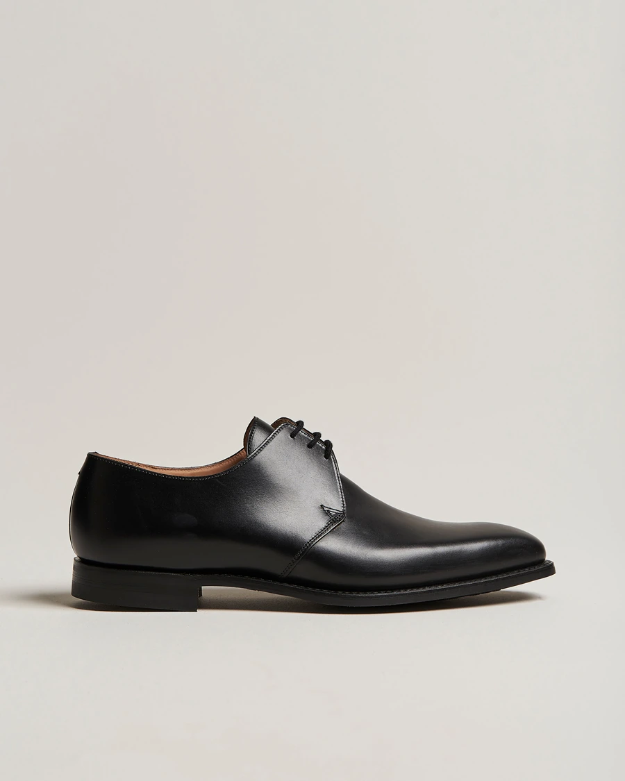 Sort Highbury Derby i kalvelæder fra Crockett & Jones