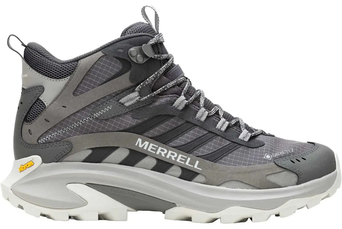Grå Merrell Moab Speed 2 Mid GTX-vandrestøvler