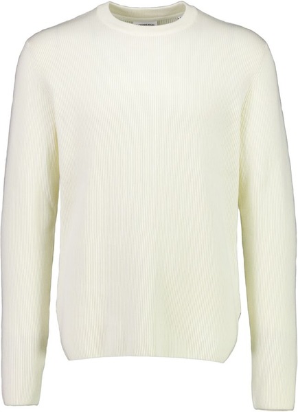 Lys Lindbergh ribstrikket crewneck
