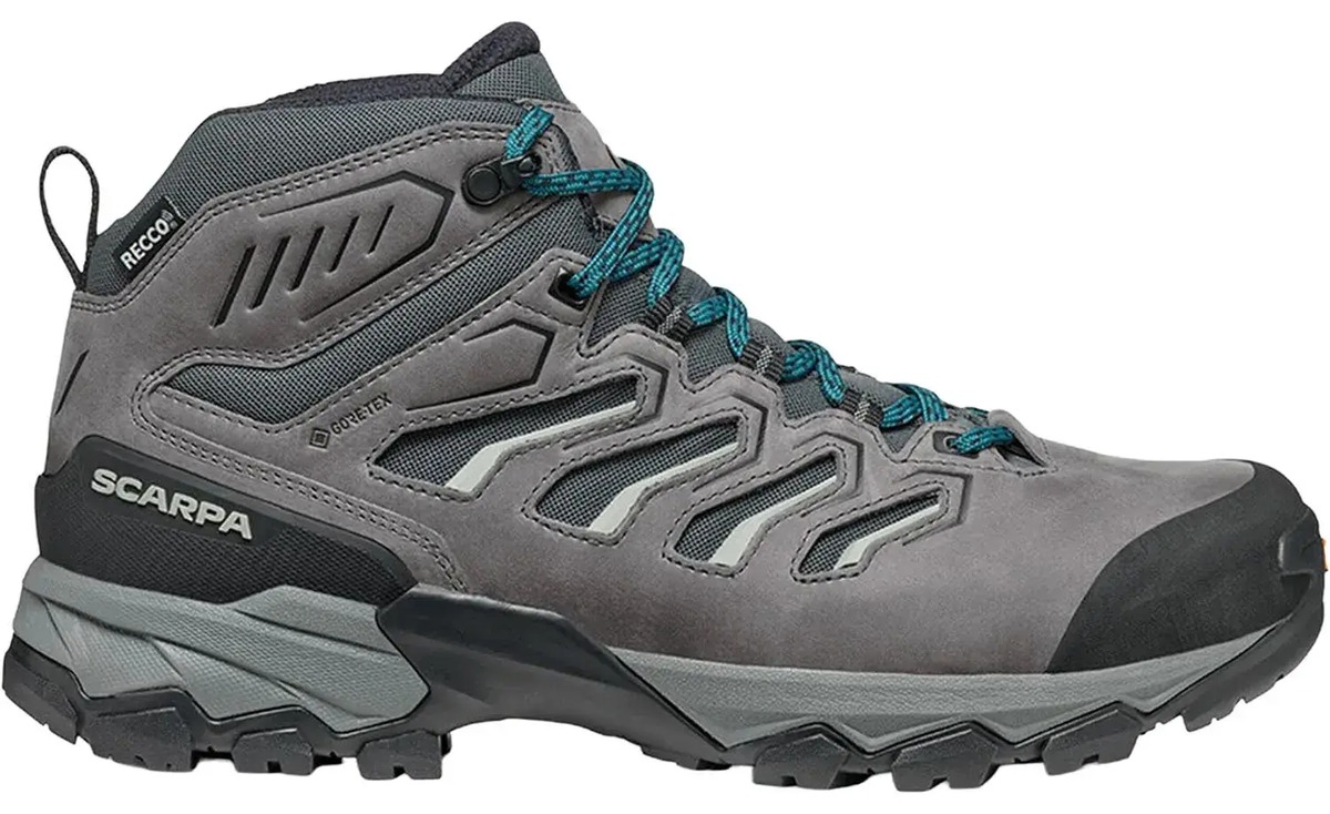 Brungrå Scarpa Moraine Mid GTX-vandrestøvler i nubuck