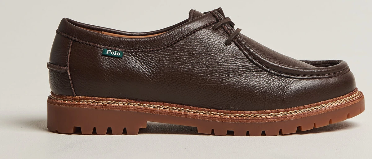 Mørkebrun Jett Apron Derby Shoe fra Polo Ralph Lauren