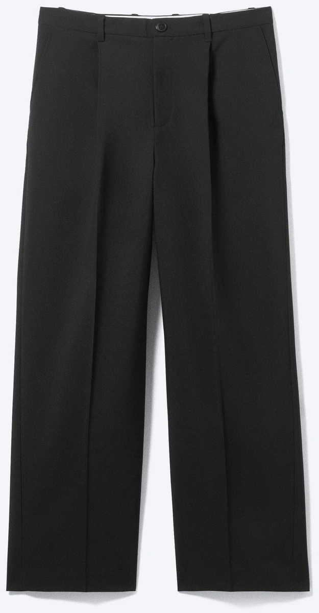 Weekday Uno sorte loose suit trousers