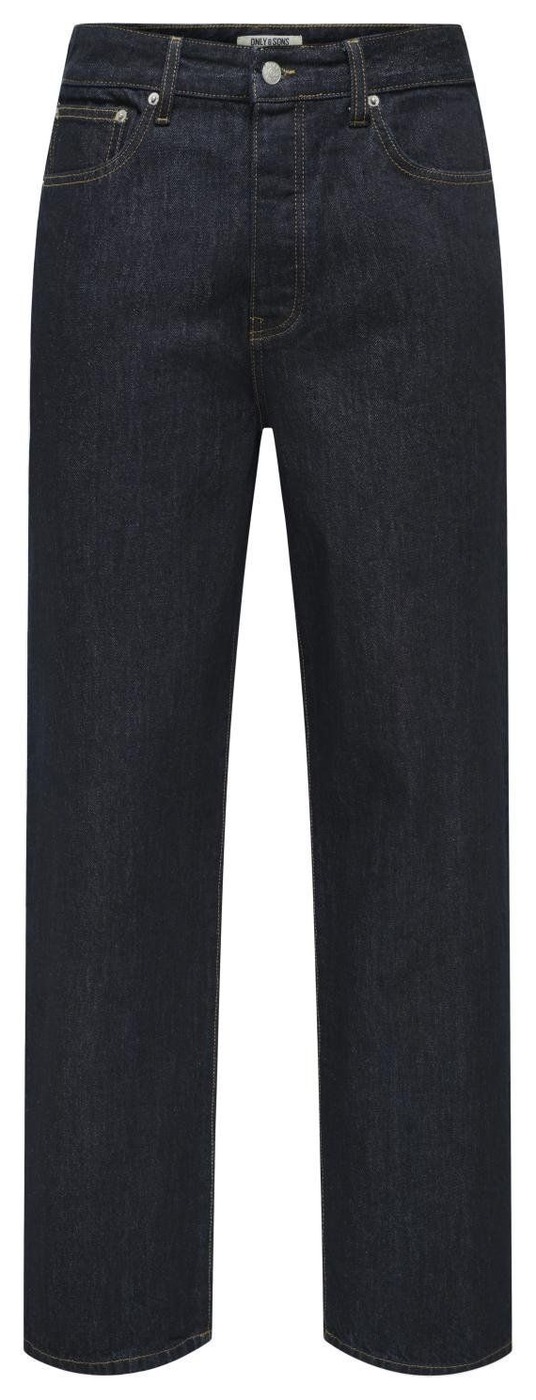Mørkeblå Only & Sons ONSFADE loose fit jeans