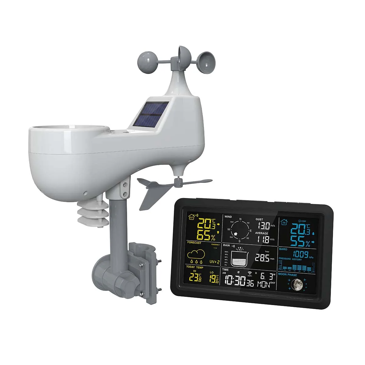 Alecto WS5100 Wi-Fi-vejrstation med udendørssensor og display