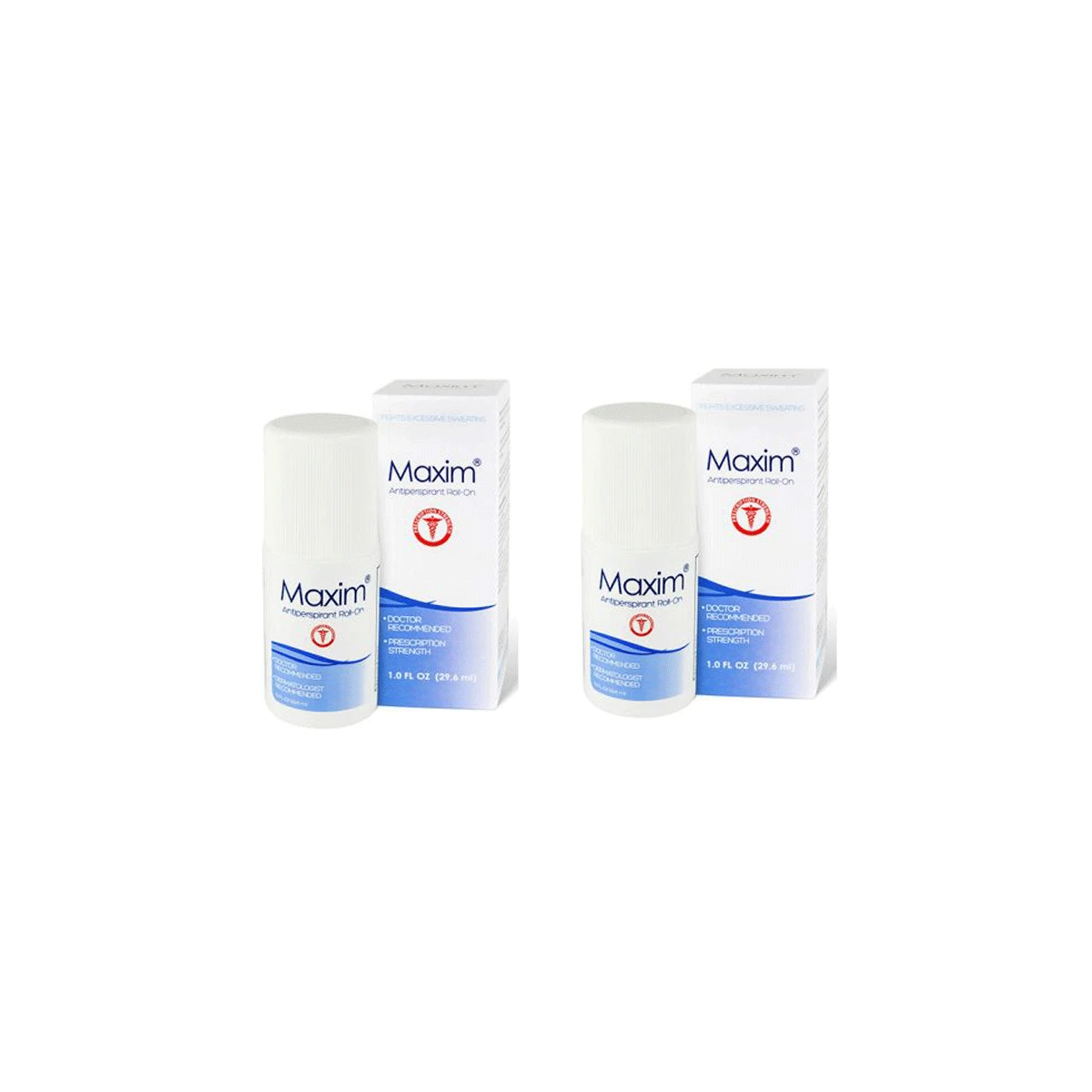 Maxim Antiperspirant Roll-on i pakke med to