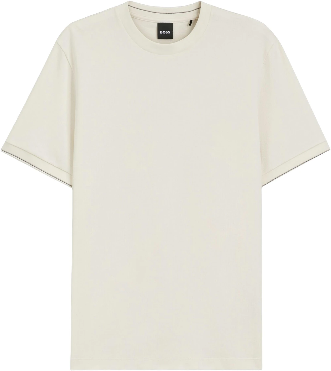 Cremehvid BOSS C-Taut 90 T-shirt