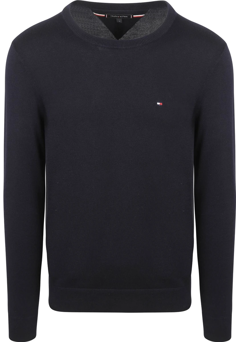Tommy Hilfiger Core Essential Cotton Crew Neck i navy
