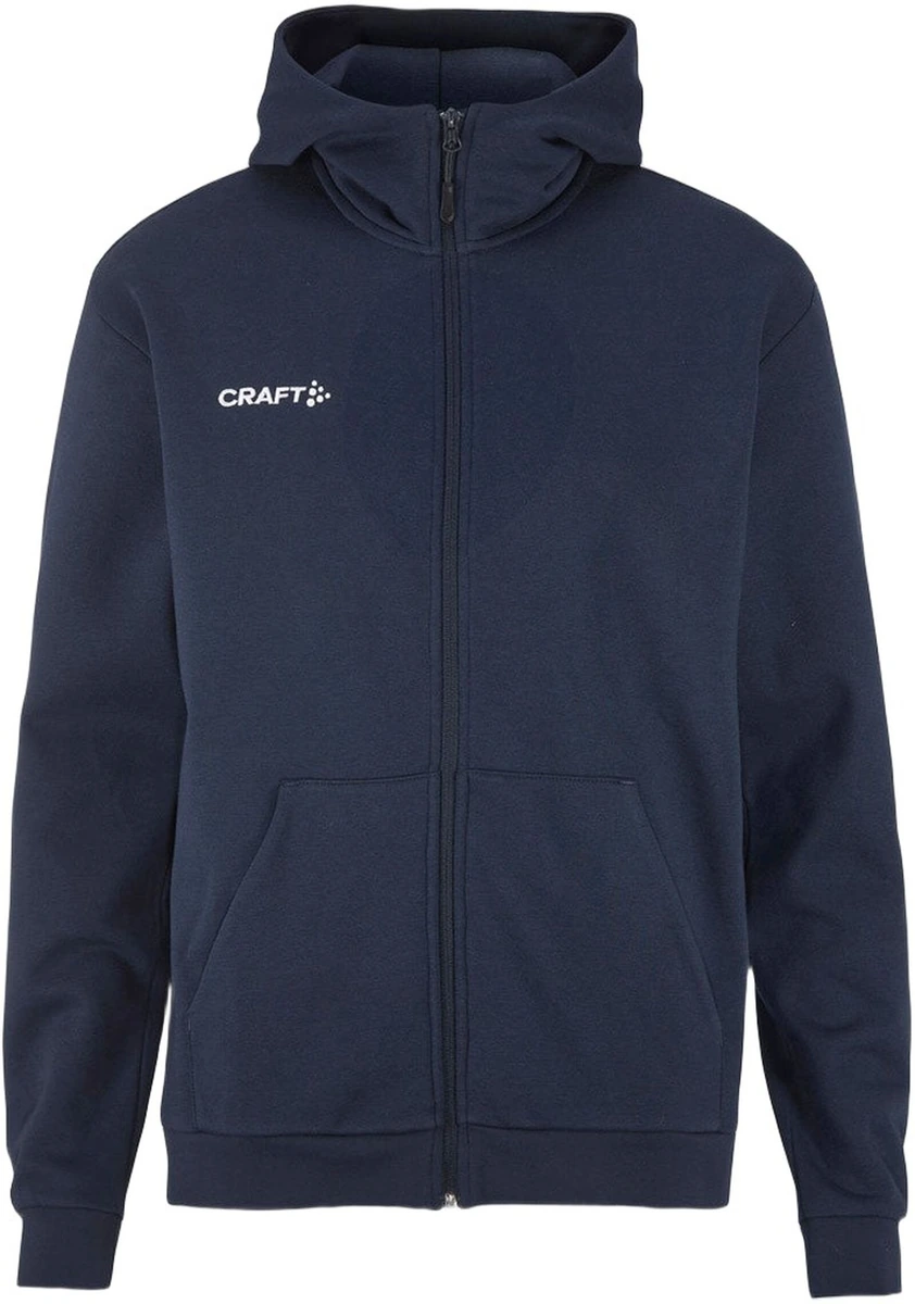 Blå Craft Community 2.0 Full Zip Hættetrøje til mænd